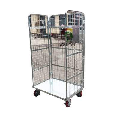 Mesh Logistics container trolley Freight car to delivery goods