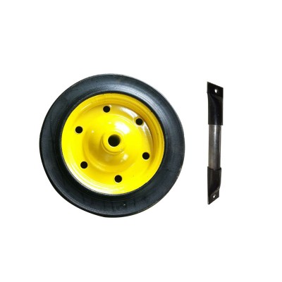 rubber powder solid  13"x3" wheel and axle for wb3800 South africa market