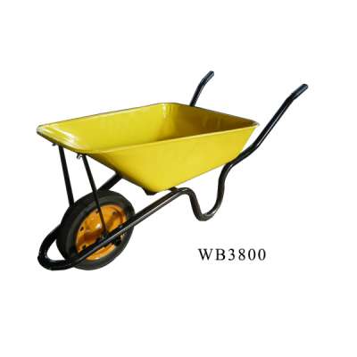 Wheelbarrow WB3800 with 13*3solid rubber